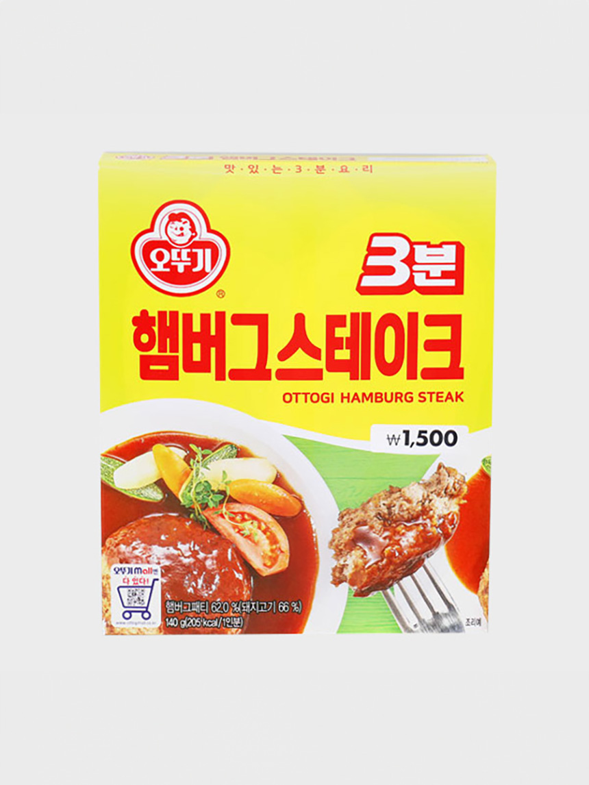 오뚜기3분햄버그스테이크(140 g)