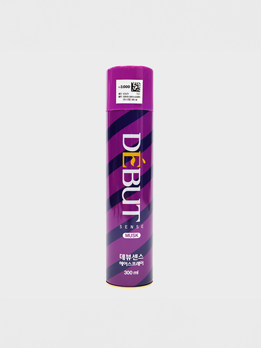 데뷰센스 헤어스프레이 무스크향 300ml