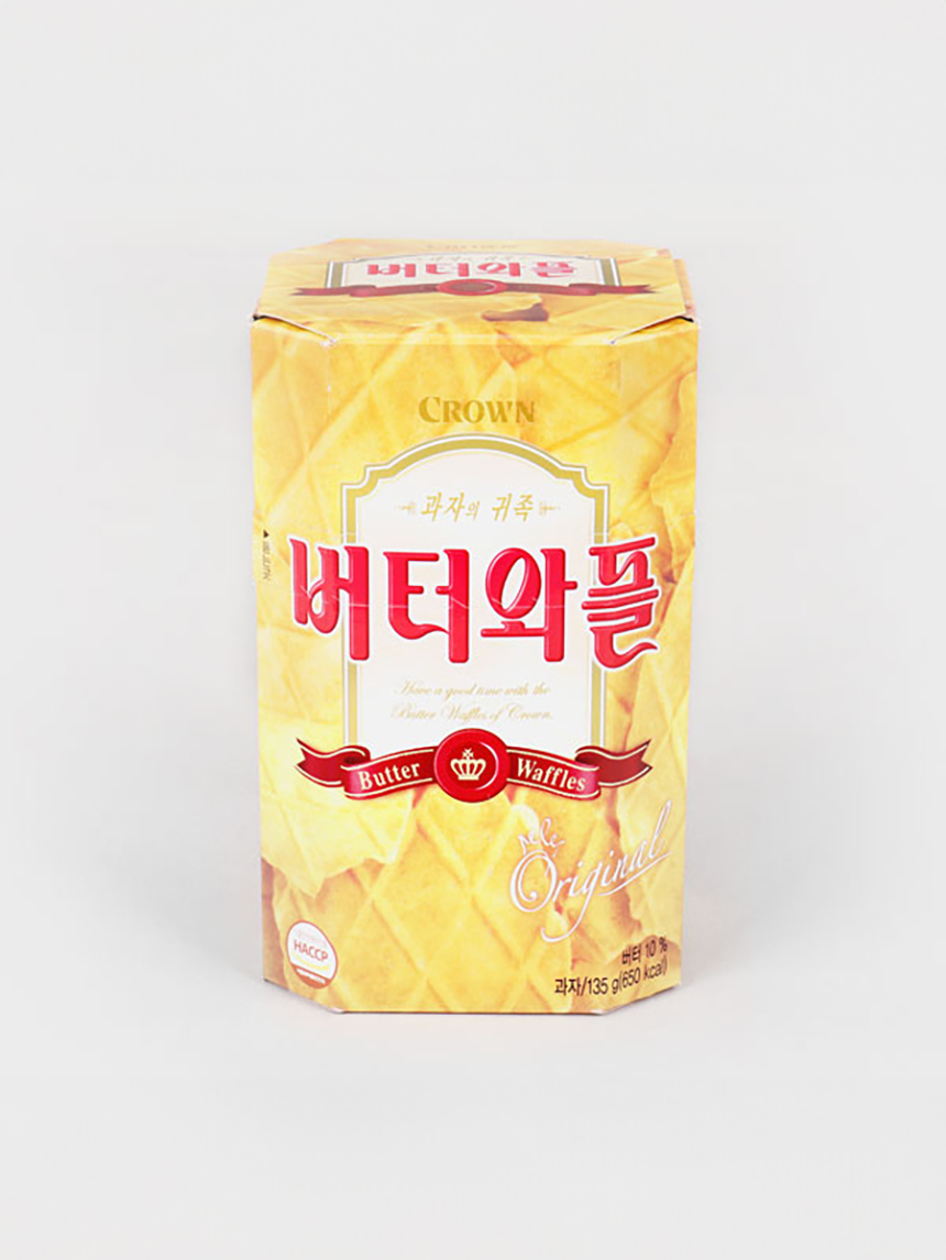 크라운 버터와플 135g