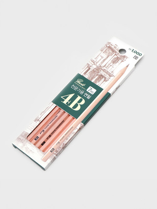 프로페셔널 스케치 연필 (4B) 7본