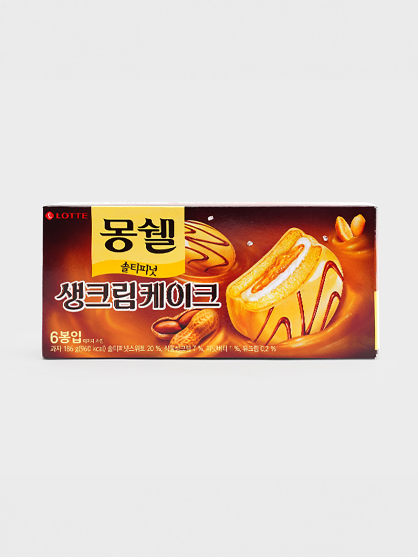 롯데몽쉘솔티피넛(186 g)