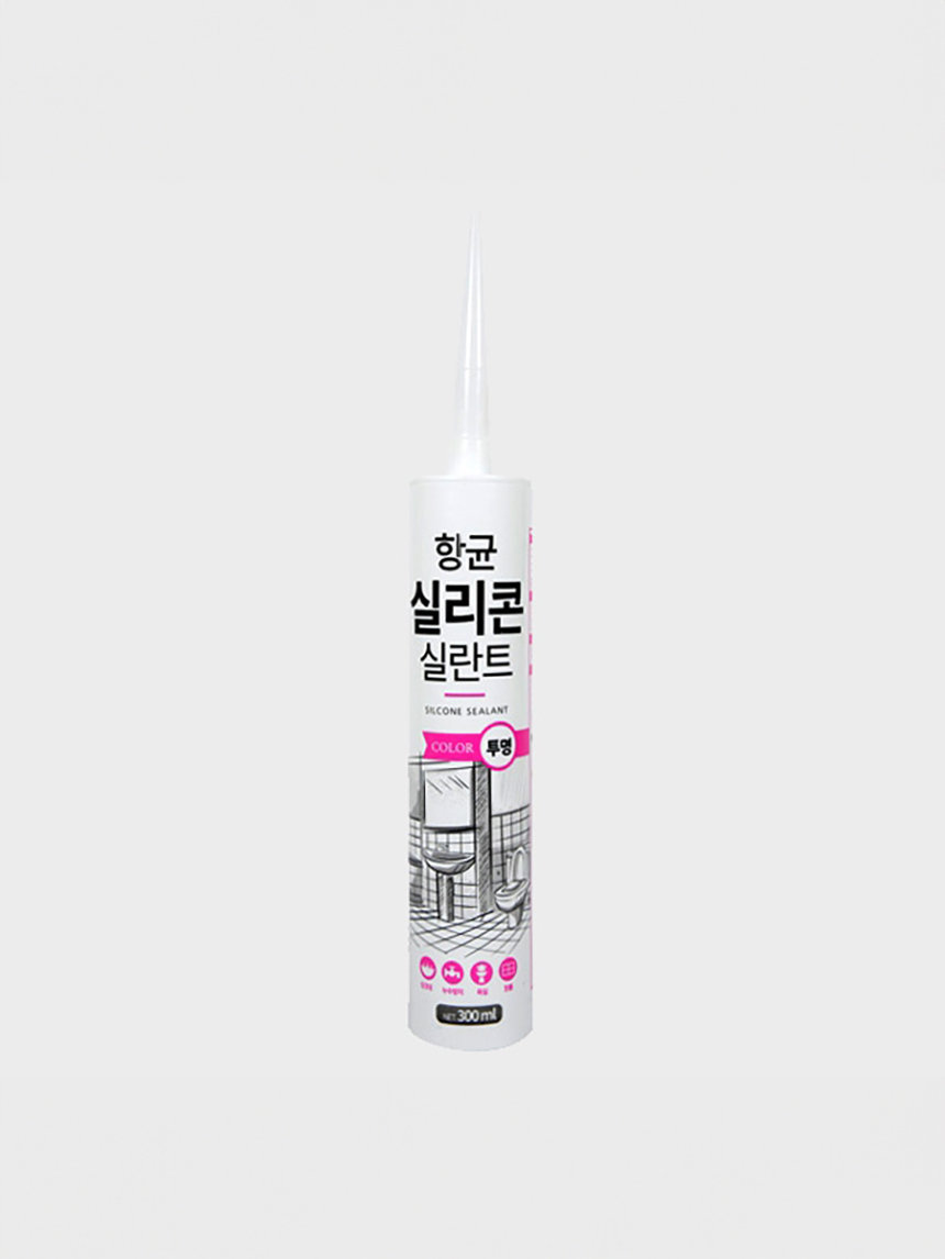 욕실용 투명실리콘(300 ml)