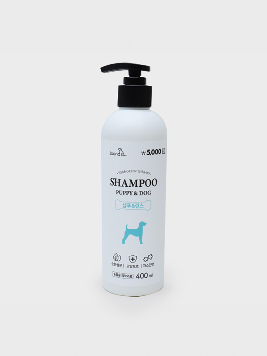 [펫]  조아나 동물용 허브그린 테라피샴푸 400ml