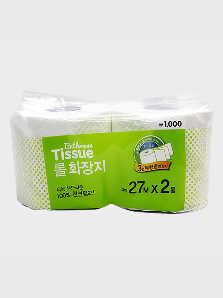 두루마리화장지 2롤(3겹)