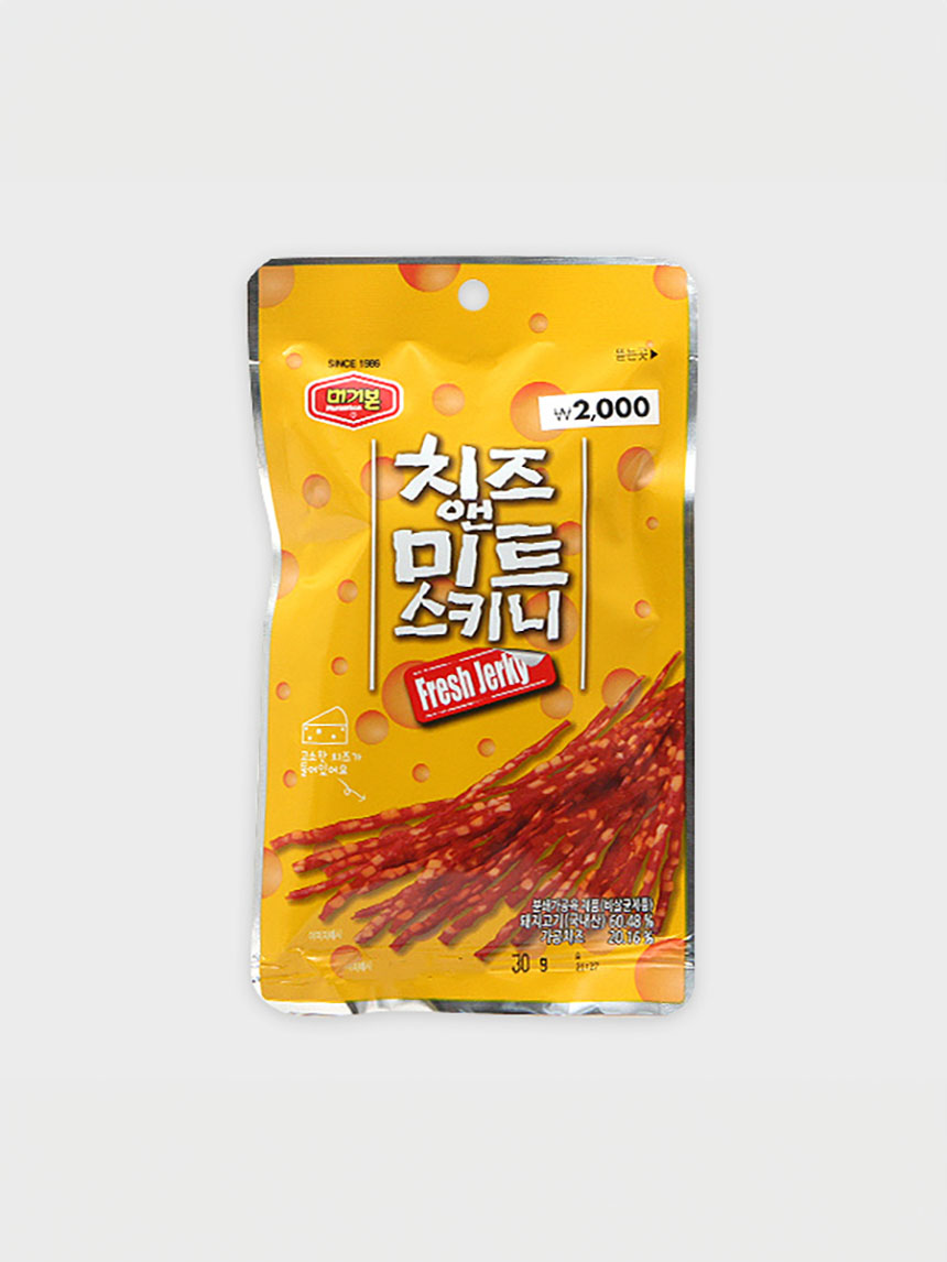치즈 앤 미트 스키니 육포 30 g