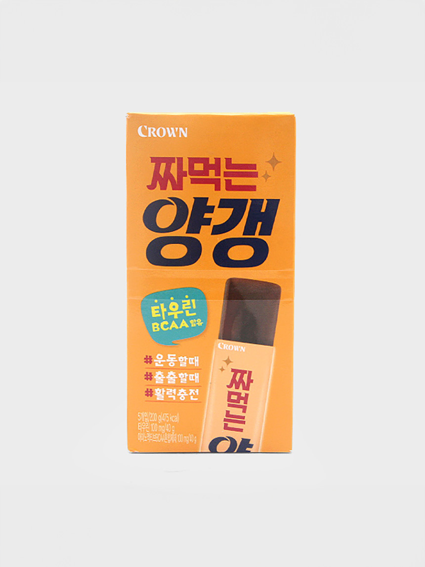 크라운 짜먹는 양갱 200 g
