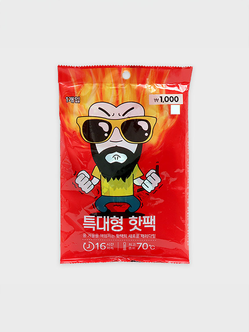 다이소 캐릭터 주머니 핫팩 특대형 1개입