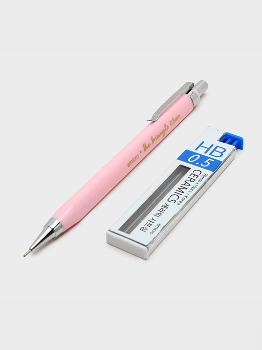 파스텔 칼라 삼각샤프 0.5 mm