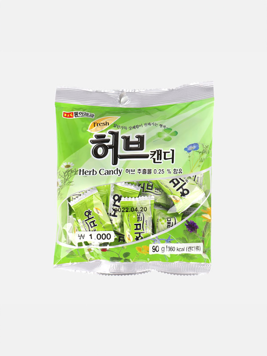 동아 허브 캔디 90g