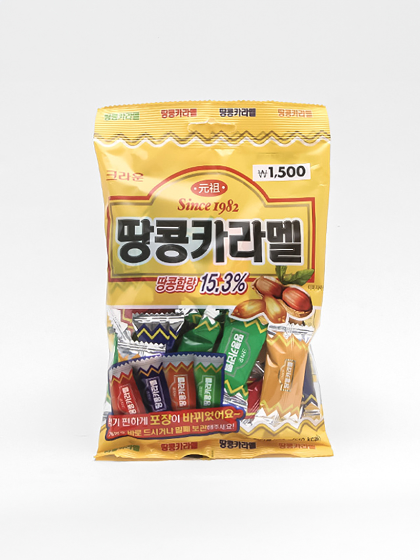 크라운 땅콩카라멜 120 g