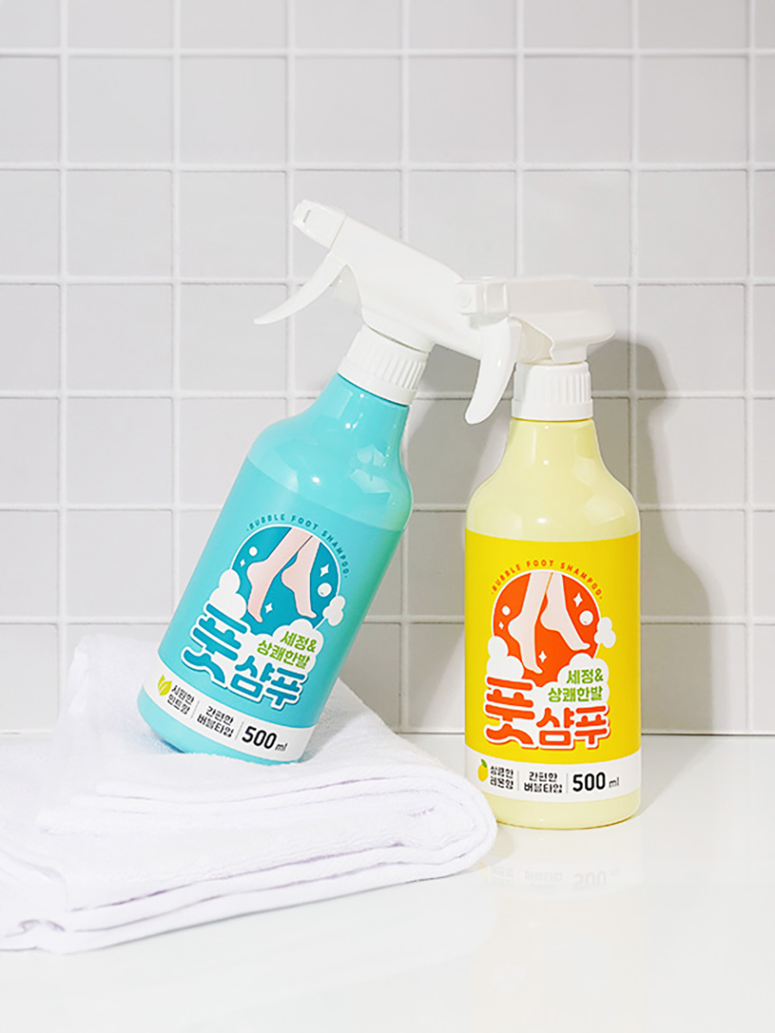 버블 풋샴푸 500 ml (민트향)