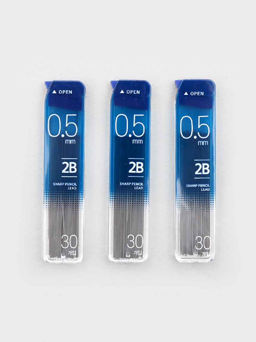 샤프심 0.5mm 2B 30개입 3P