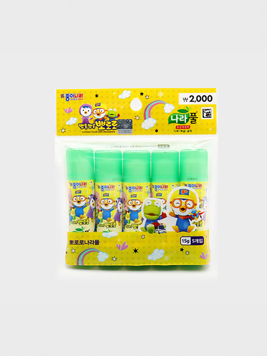 뽀로로 나라 풀 15g 5개입