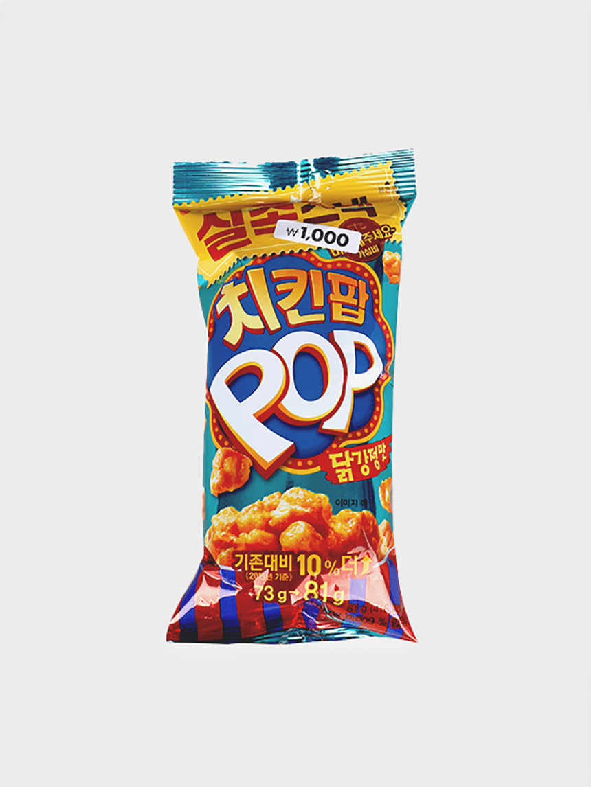 오리온 치킨팝 닭강정맛 81g