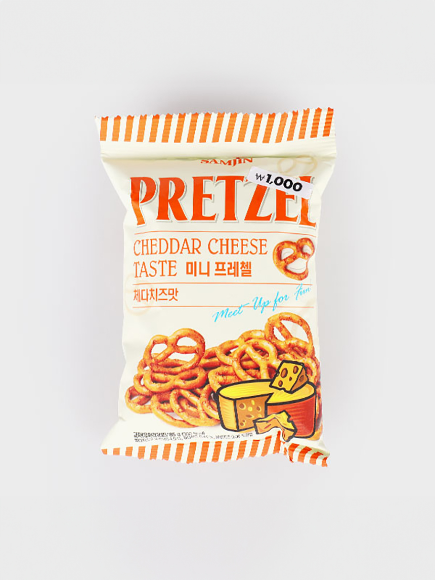 삼진 미니 프리첼 체다치즈맛 85g