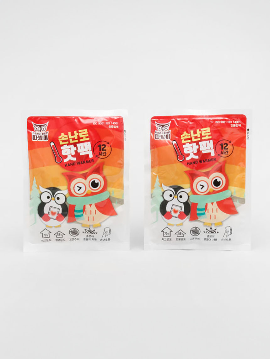 부엉이 주머니 핫팩 일반형 2개입