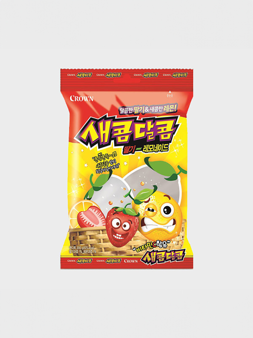 크라운 새콤달콤 딸기레모네이드 200g