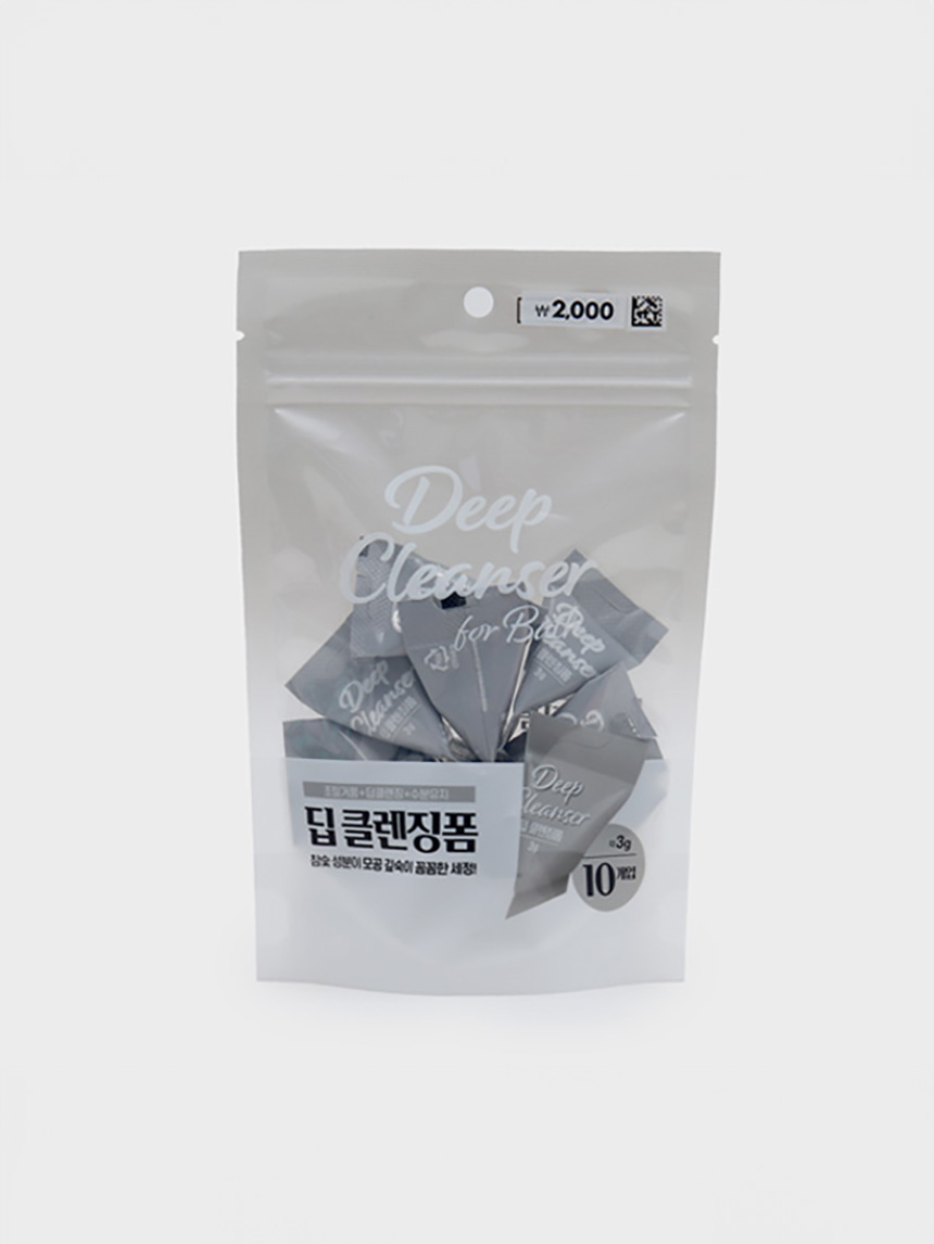 삼각 파우치 미니 클렌징 폼 3 g 10개입