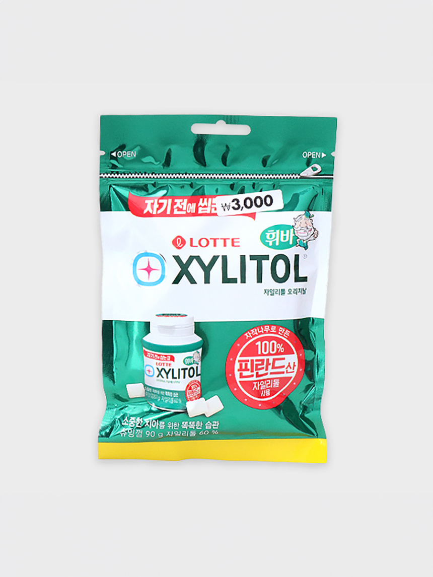 Жевательная резинка Lotte Xylitol Original 90 г