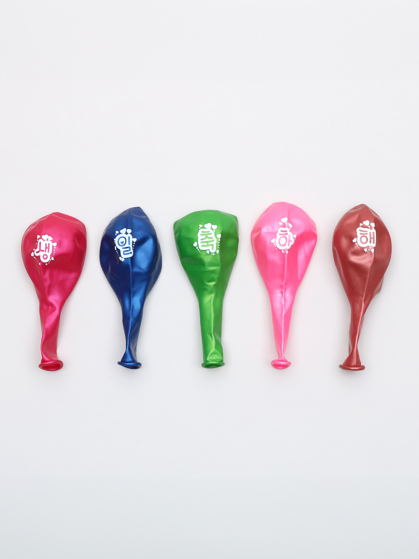 30 cm 펄 생일풍선(5입)