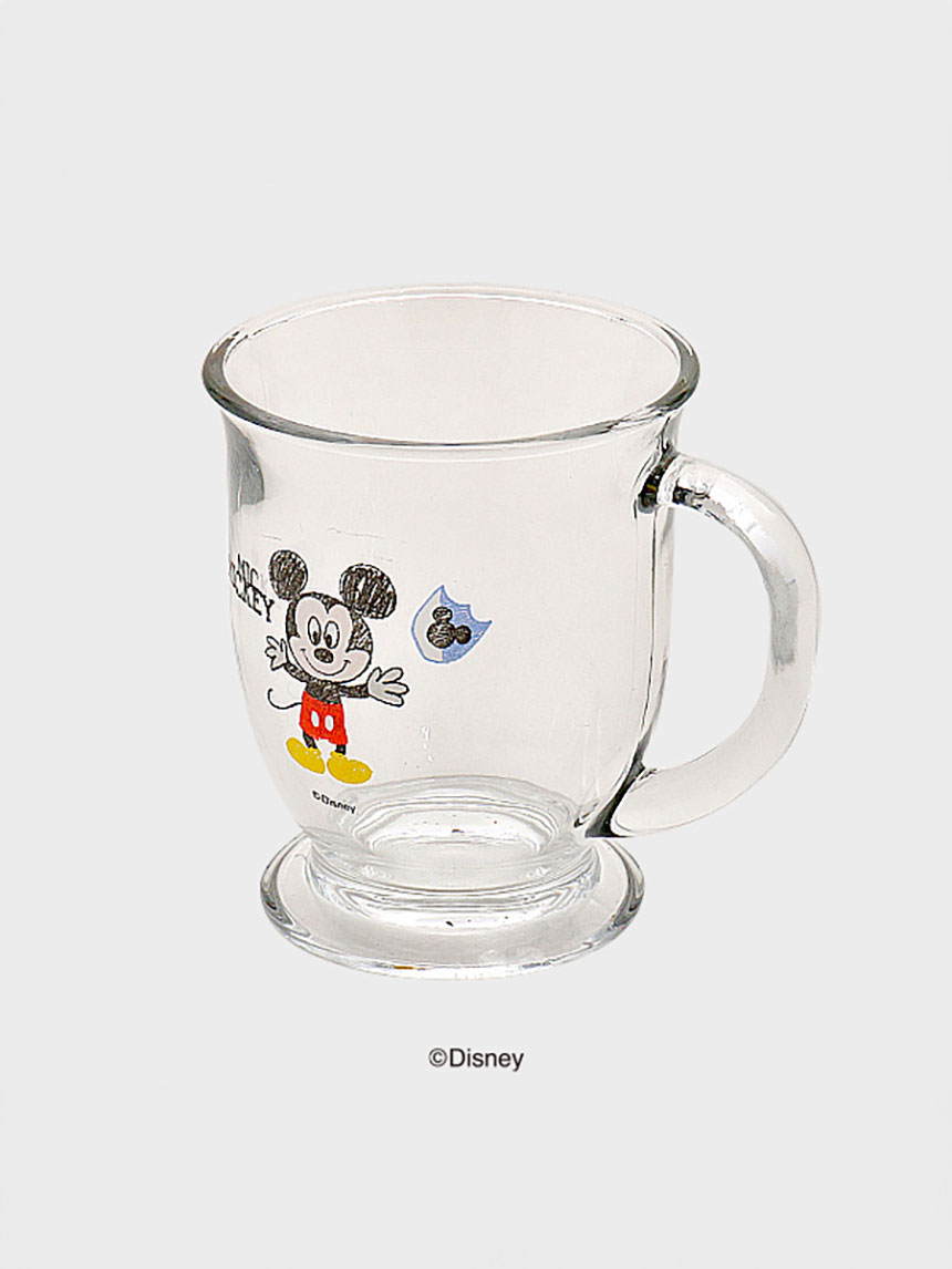 CO_미키&미니_손잡이유리컵(약450 ml)