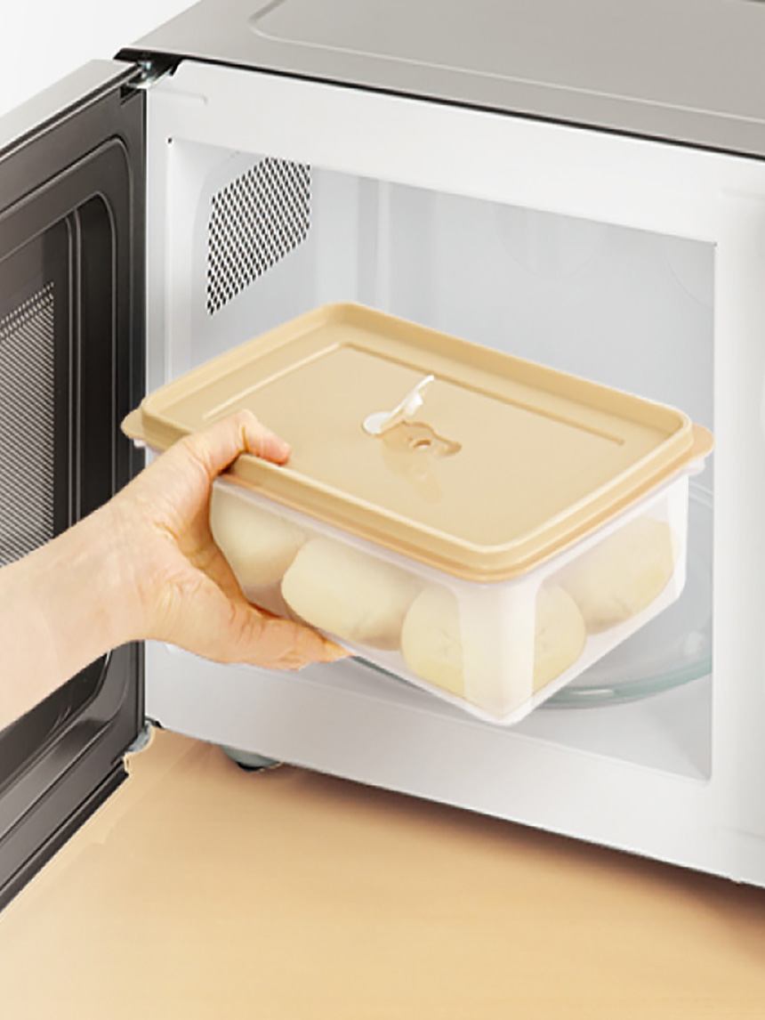 에어캡 전자레인지 저장용기 2.4L