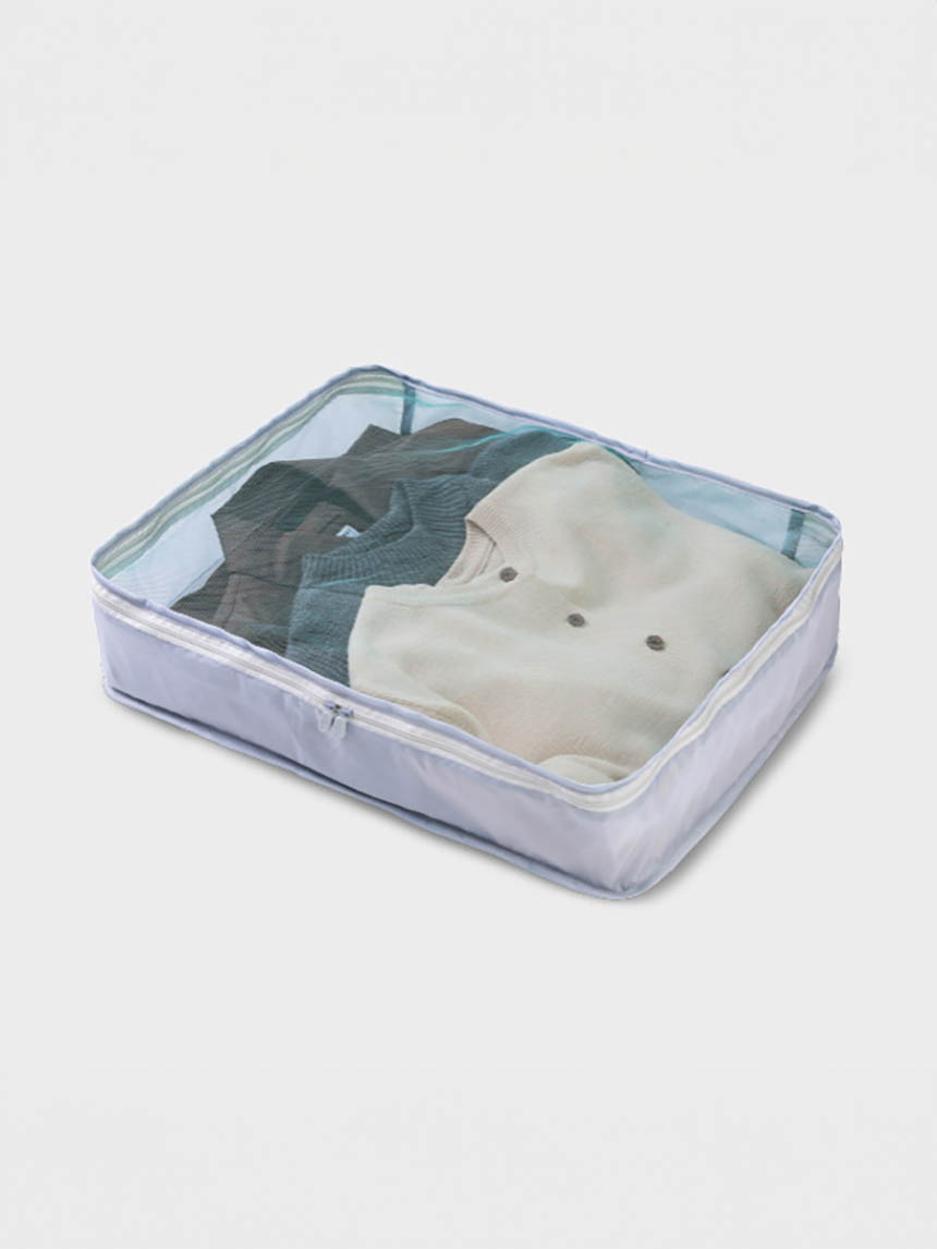 여행용 접이식 메쉬 수납 파우치(XL)