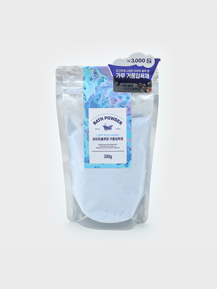 버블파우더 라이트블루향 300g