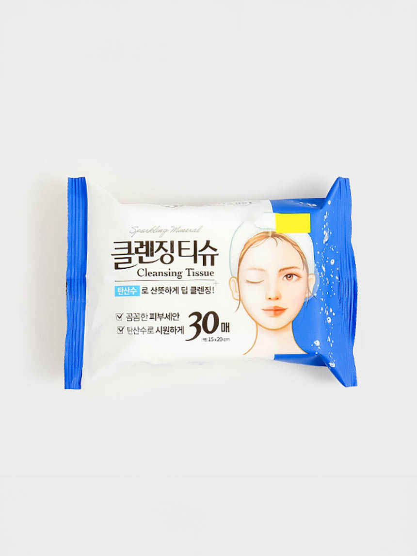 탄산수 클렌징티슈 30매