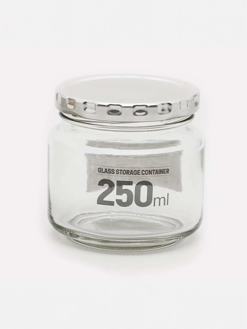 다용도 유리 저장 용기 250 ml