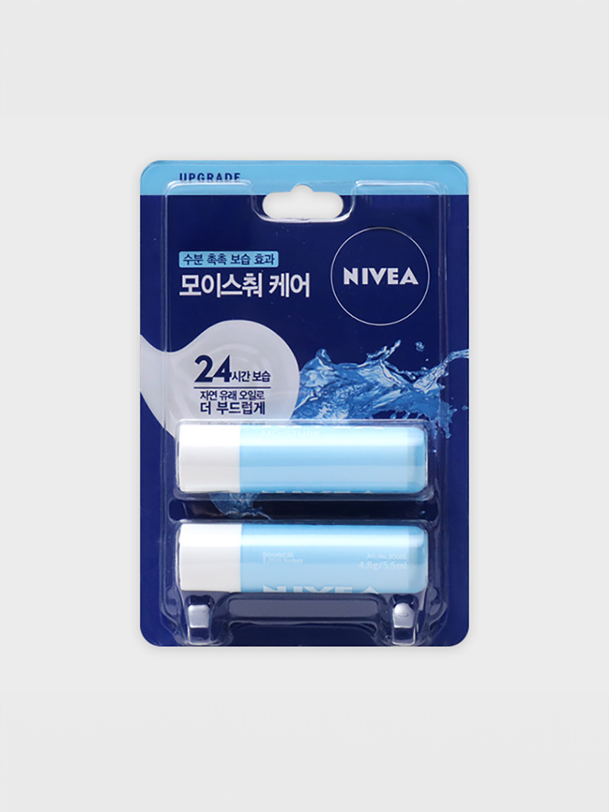 니베아 립케어 모이스춰 더블팩