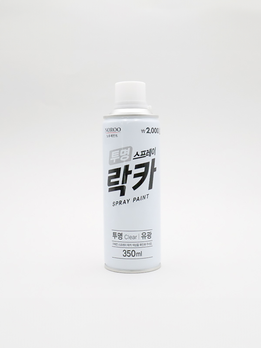 락카 스프레이 투명 350ml