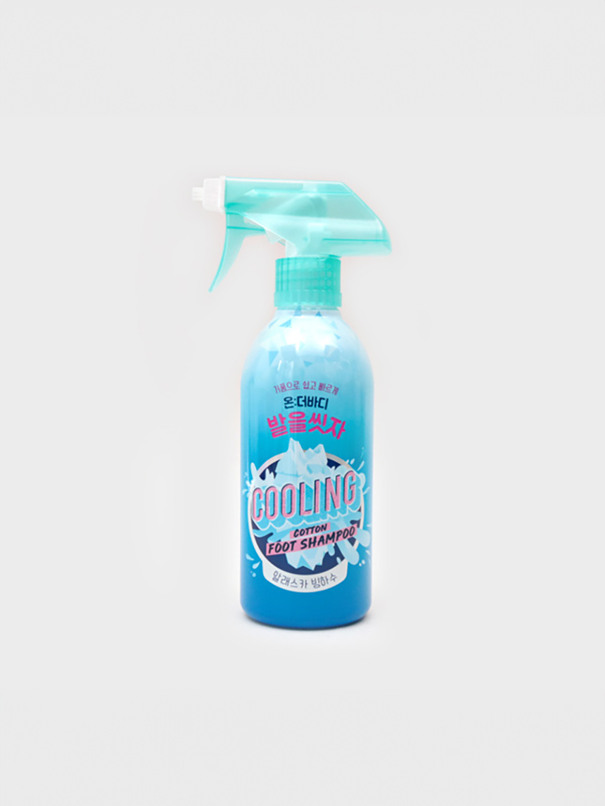 온더바디 코튼풋샴푸 아이스 385 ml