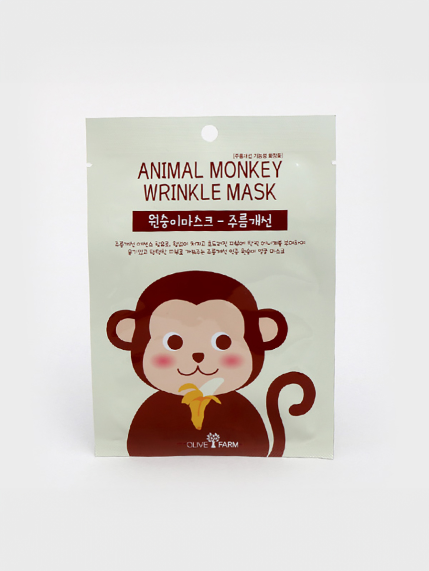 동물 마스크팩 원숭이/호랑이