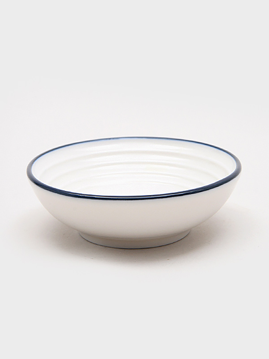 뉴본 양각 블루 라인 찬기 10 cm