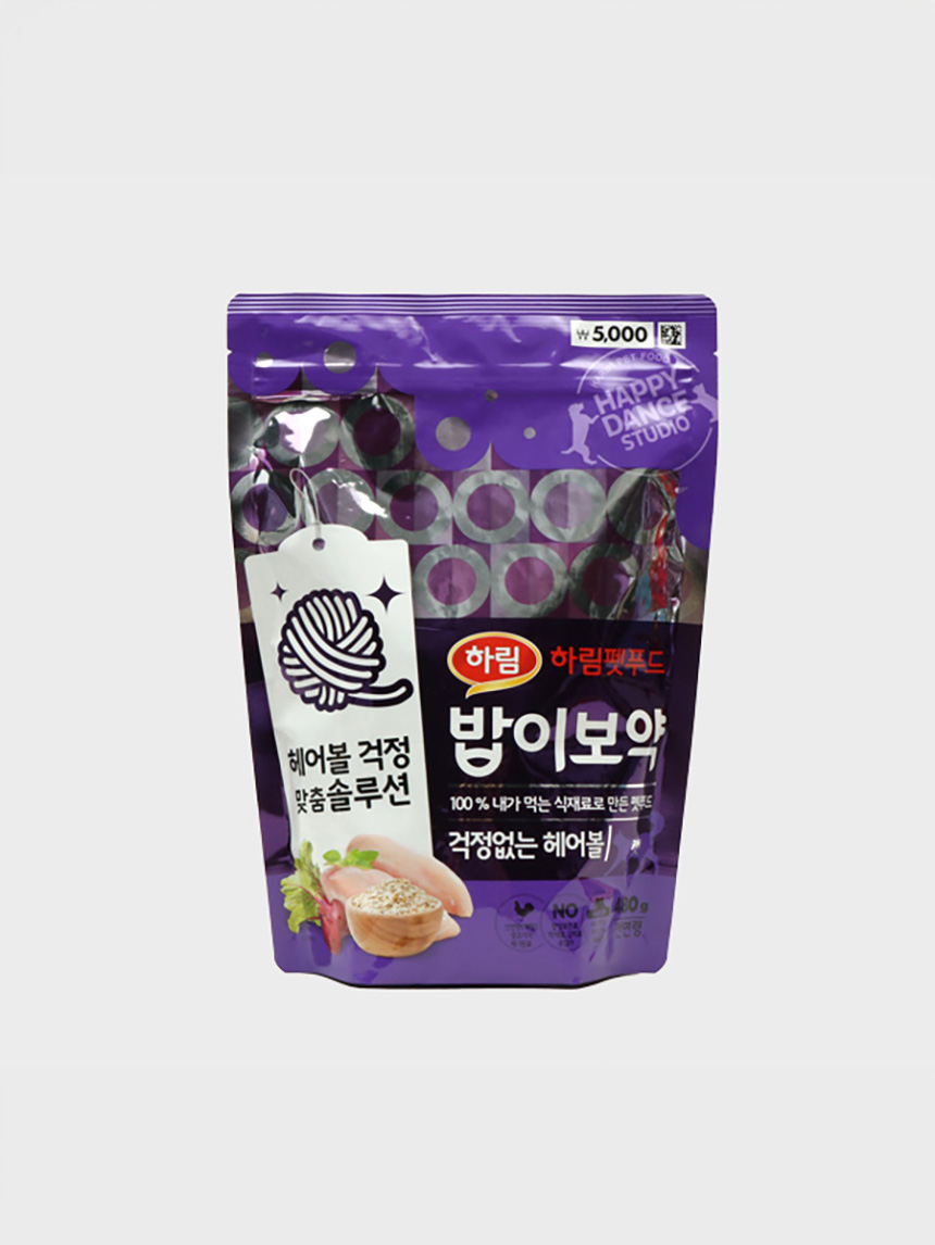 [펫]  밥이보약 CAT 걱정 없는 헤어볼 480 g