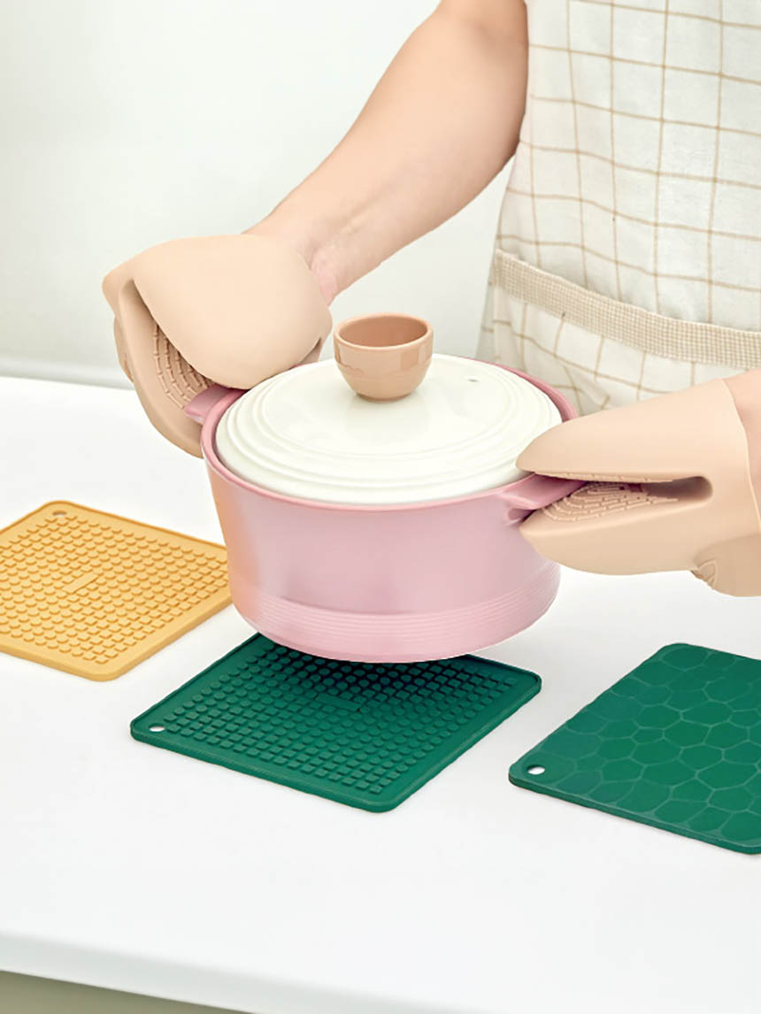고리형 실리콘 냄비받침 14.5cm