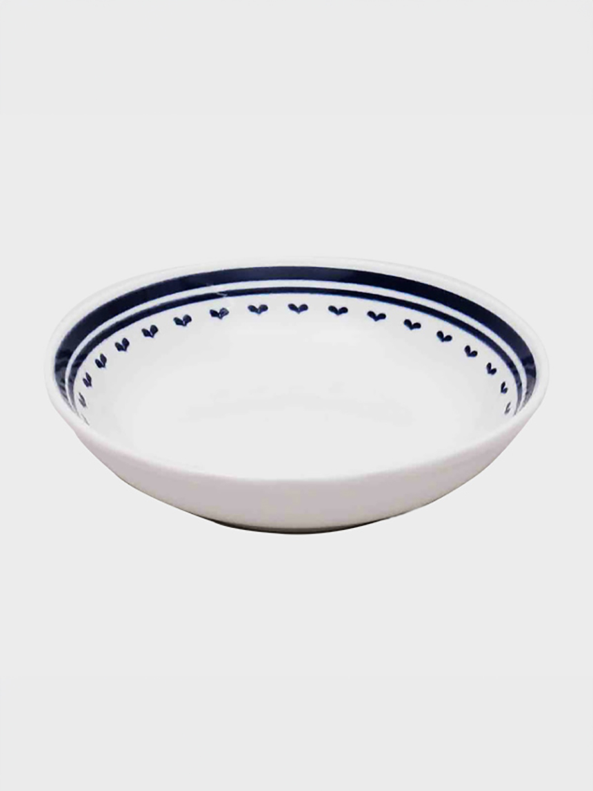 블루리프라인접시(약17 cm)