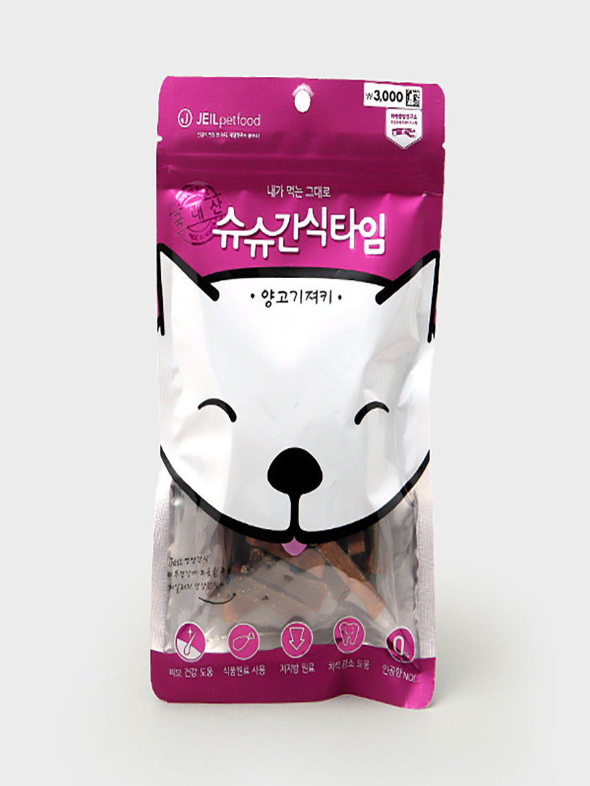 다이소 [펫] 슈슈간식타임 양고기져키100 g
