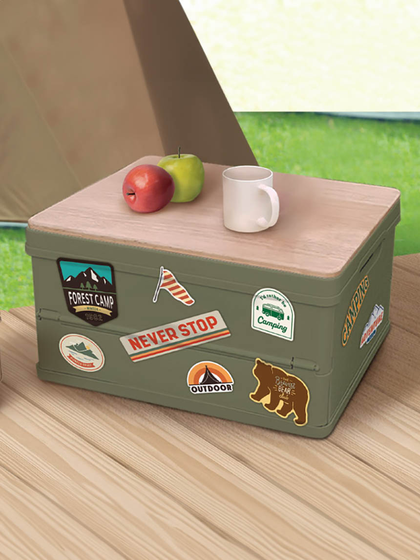 캠핑 데코스티커