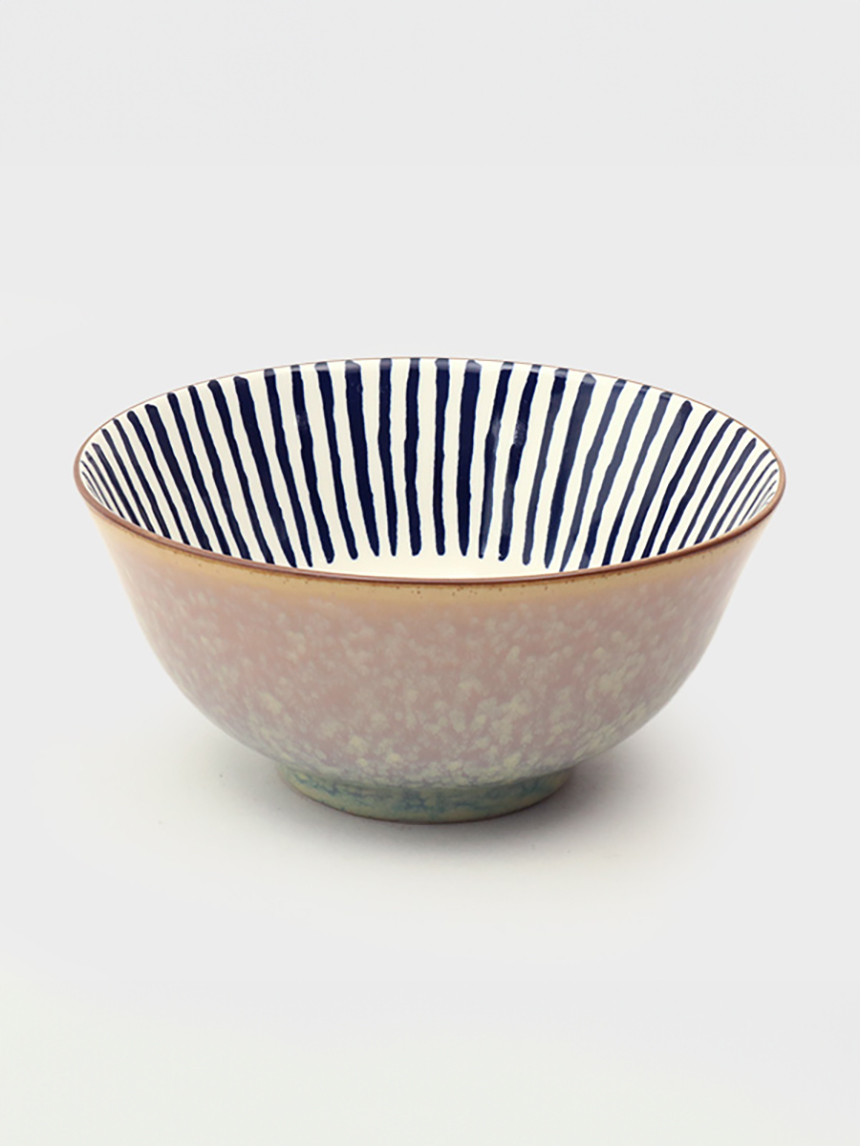 MJ청은줄무늬대접(약15.5 cm)
