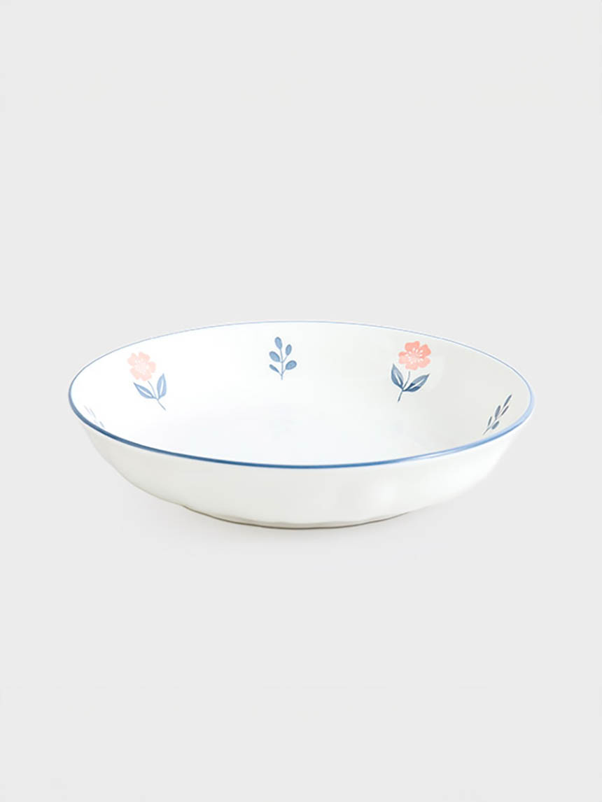 플라워 라인 접시 17.5cm