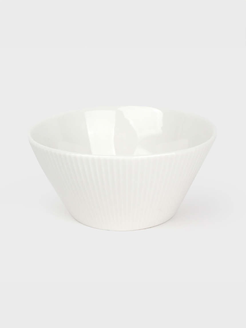 순백 라인 대접 13.5 cm