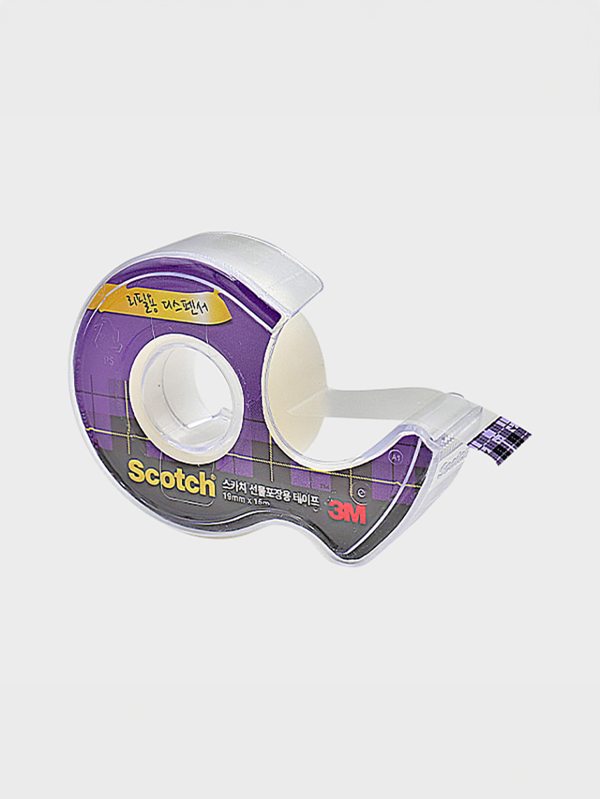3M 스카치 선물 포장용 테이프 19 mm X 15 m