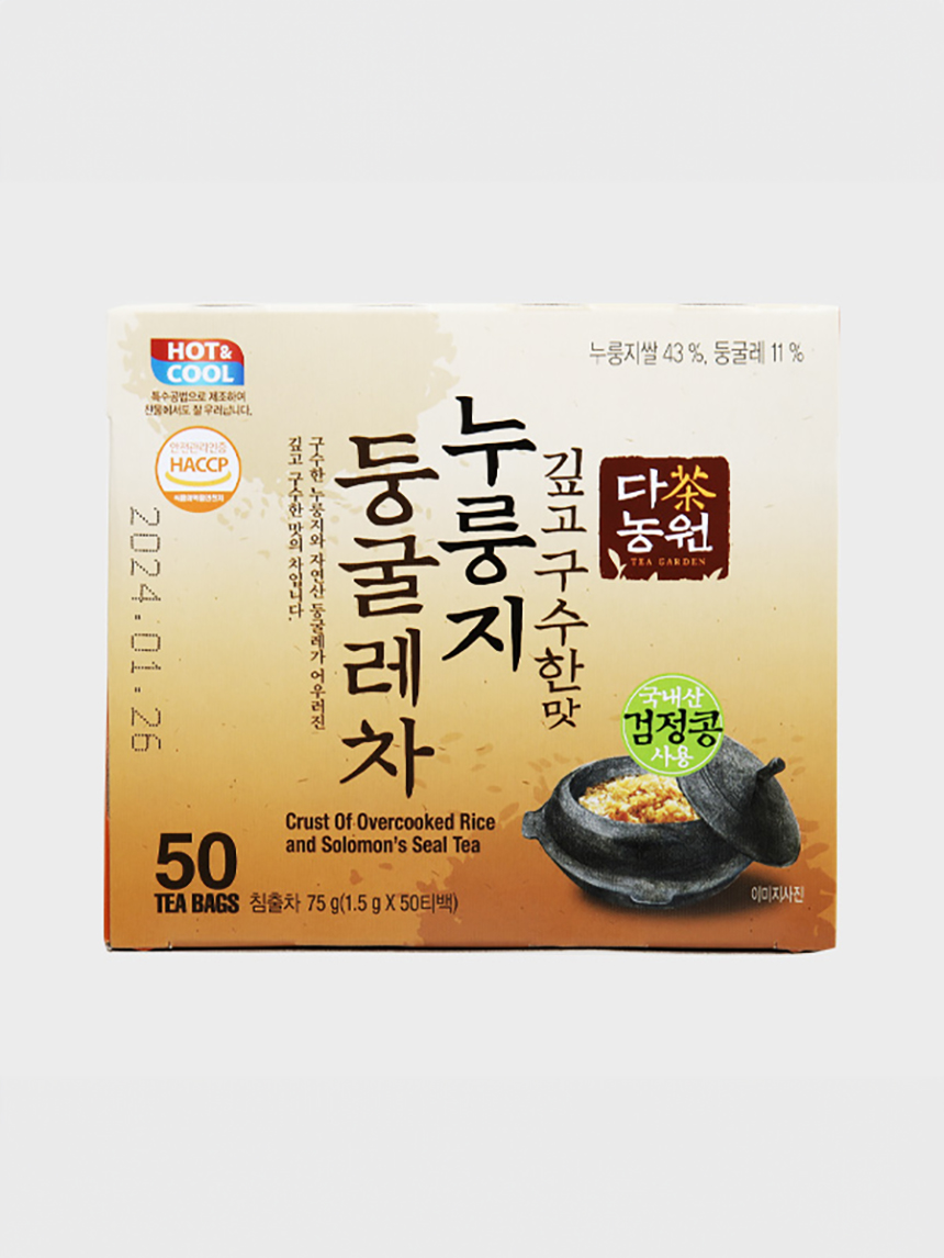 다농원 누룽지 둥굴레차 75g (1.5gx50티백)