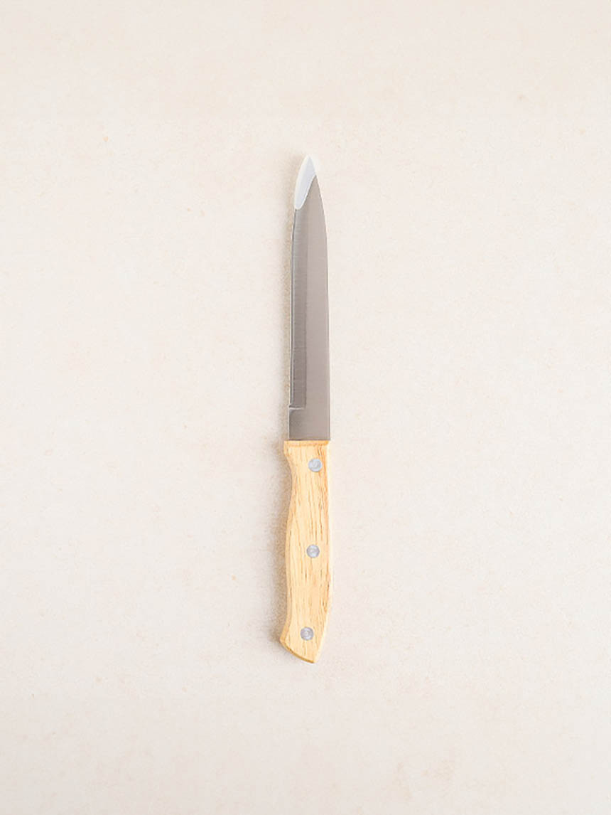 고무나무 손잡이 과도 23cm