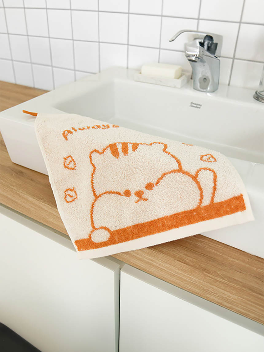 볼이 빵빵한 친구들 핸드타월 30x30cm