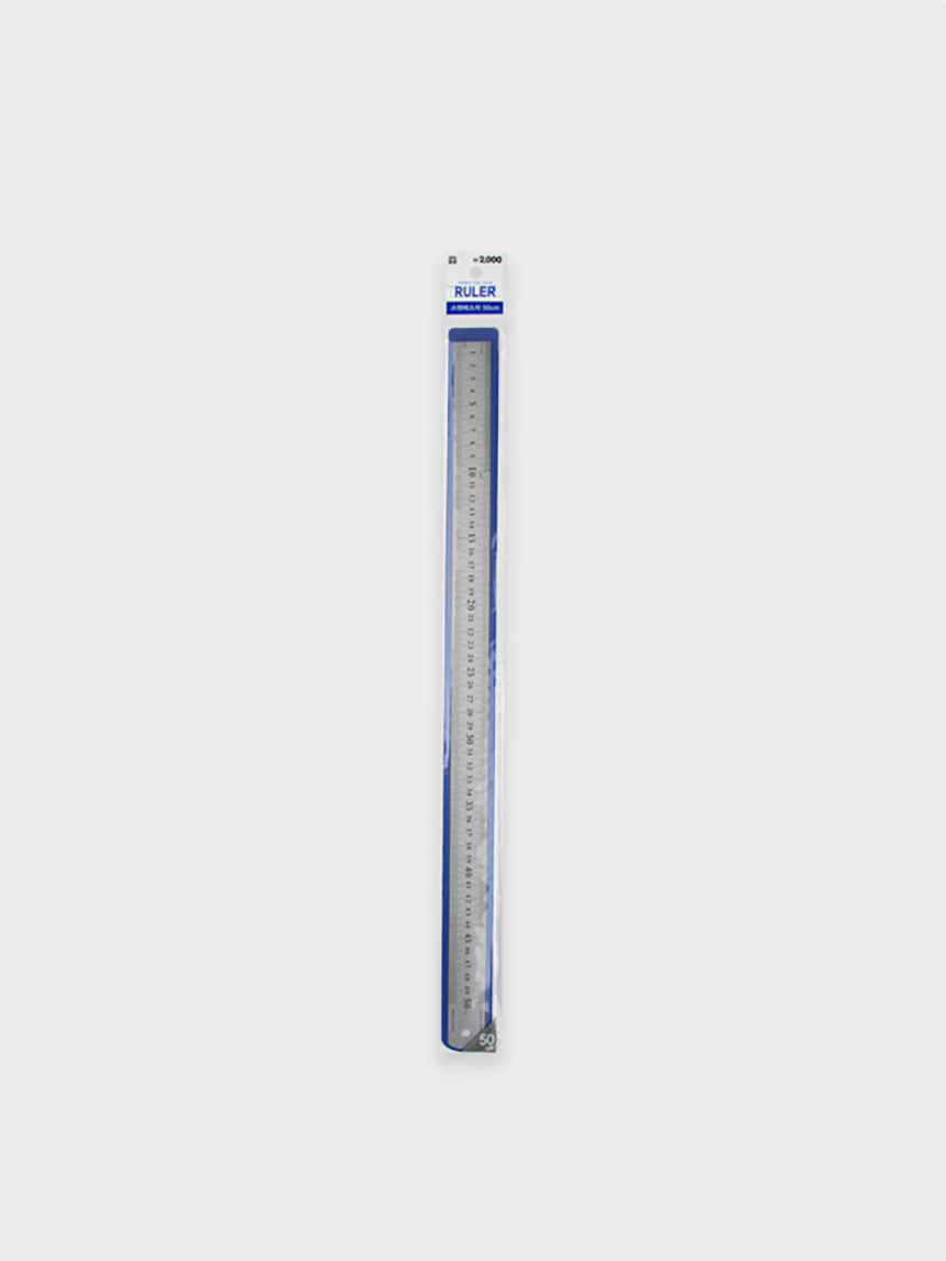 스테인리스 직선자 50cm