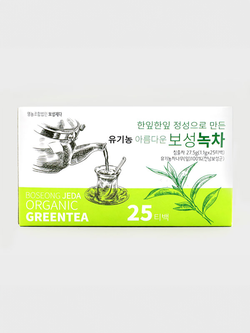 유기농 아름다운보성녹차(1.1 g*25T)