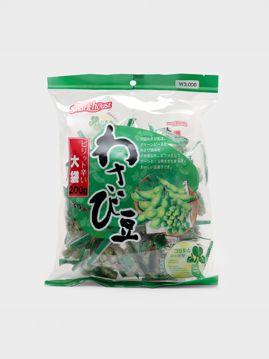 다이소 그린피스와사비스낵(200 g)